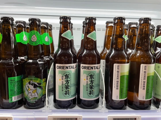 お茶の風味を取り入れたビールが増えている